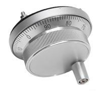 Encodeur manuel d'impulsion terminal de 80 mm de diamètre, roue manuelle d'impulsion CNC 5 V 4 broches/6 broches pour système de contrôle de routeur de fraisage CNC (80 6 broches)