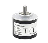 Encodeur rotatif 1 pièces 50mm encodeur rotatif incrémental 8mm arbre commutateur optique photoélectrique AB 2 Phases 10-1024-3600 PPR 5-24VDC interrupteur industriel (Color : Sideoutput, Size : 500