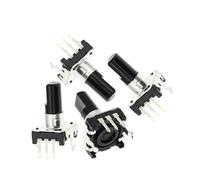 Encodeur rotatif EC12 à 360 degrés, codage Audio RE12, 3 broches, 24 positions, avec bouton-poussoir, poignée de commutateur 15mm(5PCS)