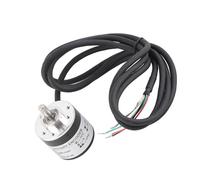 Encodeur rotatif incrémentiel 600p / R | Tension de 5V - 24 V et arbre de 6 mm | AB 2 - Sortie d'impulsion de phase 2400 pour le contrôle de mouvement/robotique/CNC