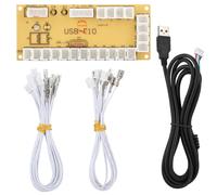Encodeur USB sans latence compatible avec tous les types de joysticks pour manettes de jeux d'arcade et Raspberry Pi. Créez votre propre borne