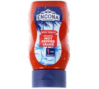Encona West Indian Hot Pepper Sauce Original Squeezy Pack de 285 ml
