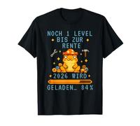 Encore 1 niveau jusqu'à la retraite - 2026 charge Pixel Rentner T-Shirt