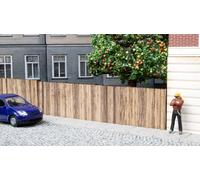 NOCH Mur en planches 14213 – HO (1:87), découpe laser, 37,2 cm – Neuf