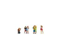 Noch® Figurines H0 « Touristes » – colorées à la main – échelle 1:87