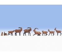 Encore 15742 Figurines D'Animaux Alpins HO NEUFS