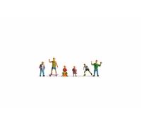 Noch Figurine 15810 – Modélisme ferroviaire – 6 enfants jouant