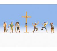 Encore 15874 Figurines De Montagnard Avec Croix De Sommet HO NEUF