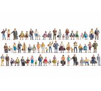 NOCH Mega ensemble de figurines 16070 – 60 pièces – HO 1/87
