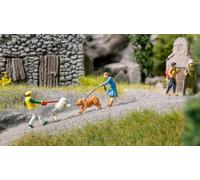 Encore 16602 Funny-Scenes "Rencontre De Chiens" Pack De Figurines HO 1:87 NEUF