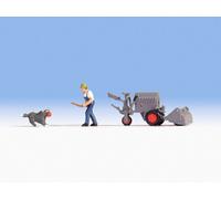 Encore 16780 Figurines De Balayeuse De Rue HO 1:87 NEU