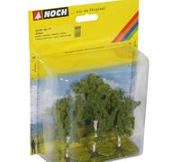 Noch Arbres modélisme ferroviaire 25120 Bouleaux HO‑TT 8–10 cm 3 pièces Noir