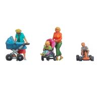 NOCH Z Mères avec enfants peint, assis, debout
