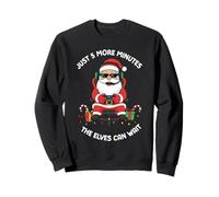 Encore 5 Minutes de Funny Santa Gamer Christmas Sweatshirt
