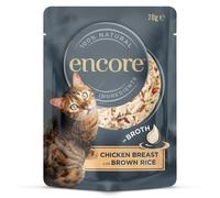 ENCORE Cat Chicken Breast with Brown Rice in Broth poulet avec riz brun dans un bouillon 70 g