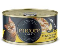 ENCORE Cat Chicken Breast with Cheese in Broth poulet avec fromage dans un bouillon 70 g