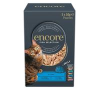 ENCORE Cat Fish Selection in Jelly Multipak 5x50 g mélange de saveurs de poisson en gelée