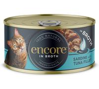 ENCORE Cat Sardine with Tuna Fillet in Broth sardine avec filet de thon dans un bouillon 70 g