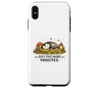Encore Cinq Minutes Possum Goblincore Opossum Nature Coque pour iPhone XS Max