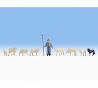 Encore échelle N 36748 lot de figurines moutons et bergers 1:160