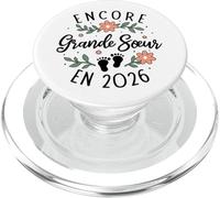 Encore Grande Sœur 2026 Annonce Grossesse 3eme Enfant PopSockets PopGrip pour MagSafe