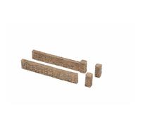Noch Mur de jardin 13172 H0 - Maçonnerie en plastique détaillée, 12 pièces pour voie H0