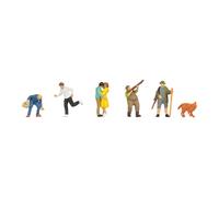 Noch Figurines HO 15883 Dans la forêt – Personnages variés peints à la main, debout – 1:87