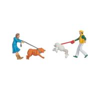 Noch 16602 - Funny-Scenes, Rencontre de chiens - HO (1:87)