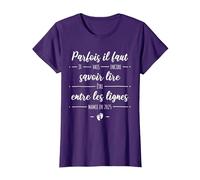 Encore Mamie 2025 Annonce Grossesse Grand Parents 2ème Fois T-Shirt, Femme, Violet, XL
