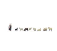 Encore N 35740 - Moutons Et Berger (9 Figurines), 1:160, Couleur 3D Neuf
