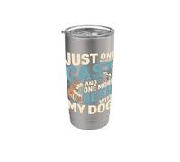 Encore un casting et une bière de plus avec mon chien Gobelet isotherme en acier inoxydable double paroi