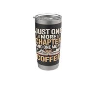 Encore un chapitre et encore une lecture de Coffee Cat Gobelet isotherme en acier inoxydable double paroi