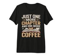 Encore Un chapitre et Encore Une Lecture de Coffee Cat T-Shirt Haut de Gamme