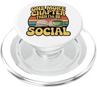 Encore Un chapitre, Puis Social Retro Groovy Bookworm Reading PopSockets PopGrip pour MagSafe