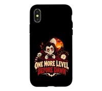 Encore Un Niveau Avant L'Aube Halloween Vampire Gamer Coque pour iPhone X/XS