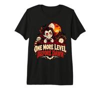 Encore Un Niveau Avant L'Aube Halloween Vampire Gamer T-Shirt Haut de Gamme