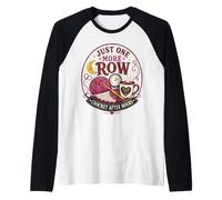 Encore Un Rang Crochet Tard Le Soir Motif drôle Manche Raglan