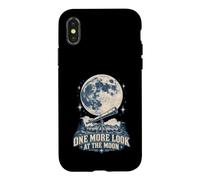 Encore Un Regard sur La Lune Télescope Coque pour iPhone X/XS