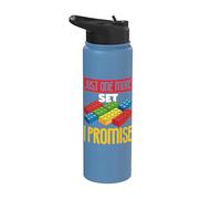 Encore un set, je le promets : Building Block Master Builder Stainless Steel Insulated Water Bottle
