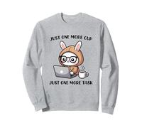 Encore Une Tasse de café drôle et Un Joli Lapin au Travail Sweatshirt