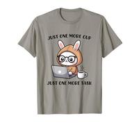 Encore Une Tasse de café drôle et Un Joli Lapin au Travail T-Shirt