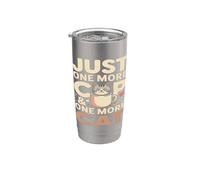 Encore une tasse et encore un café pour chat Gobelet isotherme en acier inoxydable double paroi