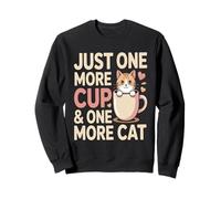 Encore Une Tasse et Encore Un café pour Chat Sweatshirt