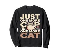 Encore Une Tasse et Encore Un café pour Chat Sweatshirt