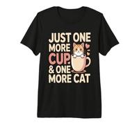 Encore Une Tasse et Encore Un café pour Chat T-Shirt Haut de Gamme