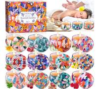 ENCOUN 12Pièces Bougies Parfumée, Bougie Parfumées Cadeau, Bougies Parfumées en Cire de Soja Naturelles, Coffret Bougie, Coffret Cadeau Femme pour le Bain, Yoga, Femmes, Cadeaux d'anniversaire