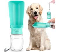 ENCOUN 350ml Bouteille d'eau pour Chien, Bouteille d'eau Portable pour Chien, Pliable Gourde Chien, Gourde Chien Promenade, Bouteille d'eau pour Chien Chat pour Camping, Randonnée, Voyage