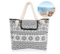 ENCOUN Bolsa Playa, Bolsa Playa Grande, Impermeable Bolsas de Playa, Bolsa de Playa con Asas, Bolsa de Playa Viaje, Bolsa Playa Mujer, Constelación Bolsa de Playa para Playa, Viajes y Familia