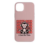 Encouragement au Singe en méditation, Yoga débutant Coque pour iPhone 14 Plus
