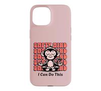 Encouragement au Singe en méditation, Yoga débutant Coque pour iPhone 15